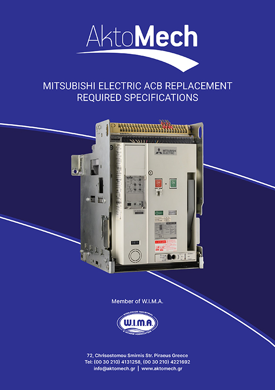 MITSUBISHI ELECTRIC REPLACEMENT REQUIRED SPECIFITCATIONS