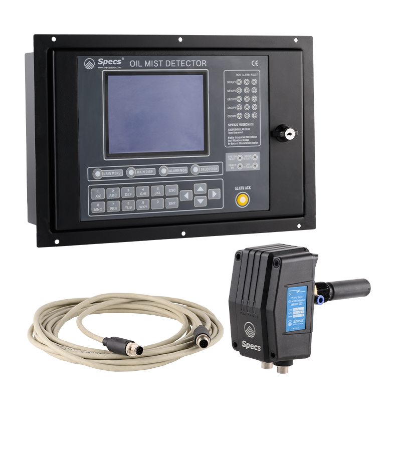 OIL MIST DETECTOR SPECS TYPE VISION III